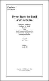 Hymn Book for Band and String Orchestra Concert Band sheet music cover